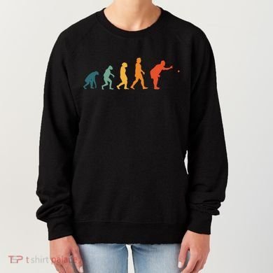 Boccia Evolution Retro Bocce Ball PéTanque Cute Gift Women's Sweatshirt