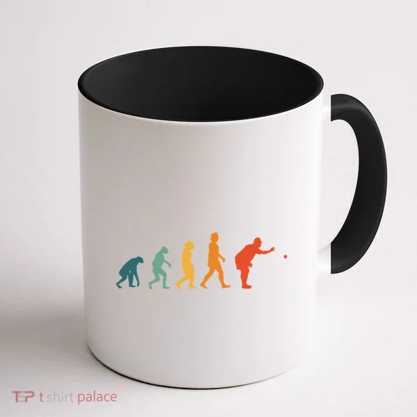 Boccia Evolution Retro Bocce Ball PéTanque Cute Gift Coffee Mug