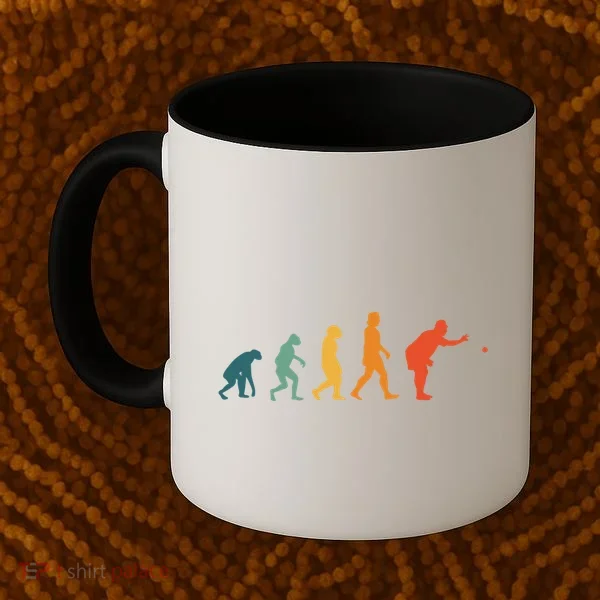 Boccia Evolution Retro Bocce Ball PéTanque Cute Gift Coffee Mug