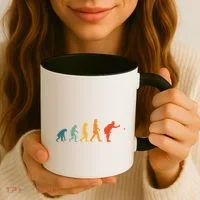 Boccia Evolution Retro Bocce Ball PéTanque Cute Gift Coffee Mug thumb 3
