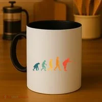 Boccia Evolution Retro Bocce Ball PéTanque Cute Gift Coffee Mug thumb 4