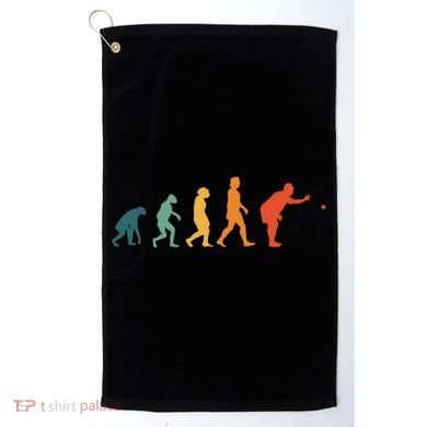 Boccia Evolution Retro Bocce Ball PéTanque Cute Gift Golf Towel