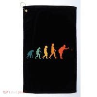 Boccia Evolution Retro Bocce Ball PéTanque Cute Gift Golf Towel thumb 0