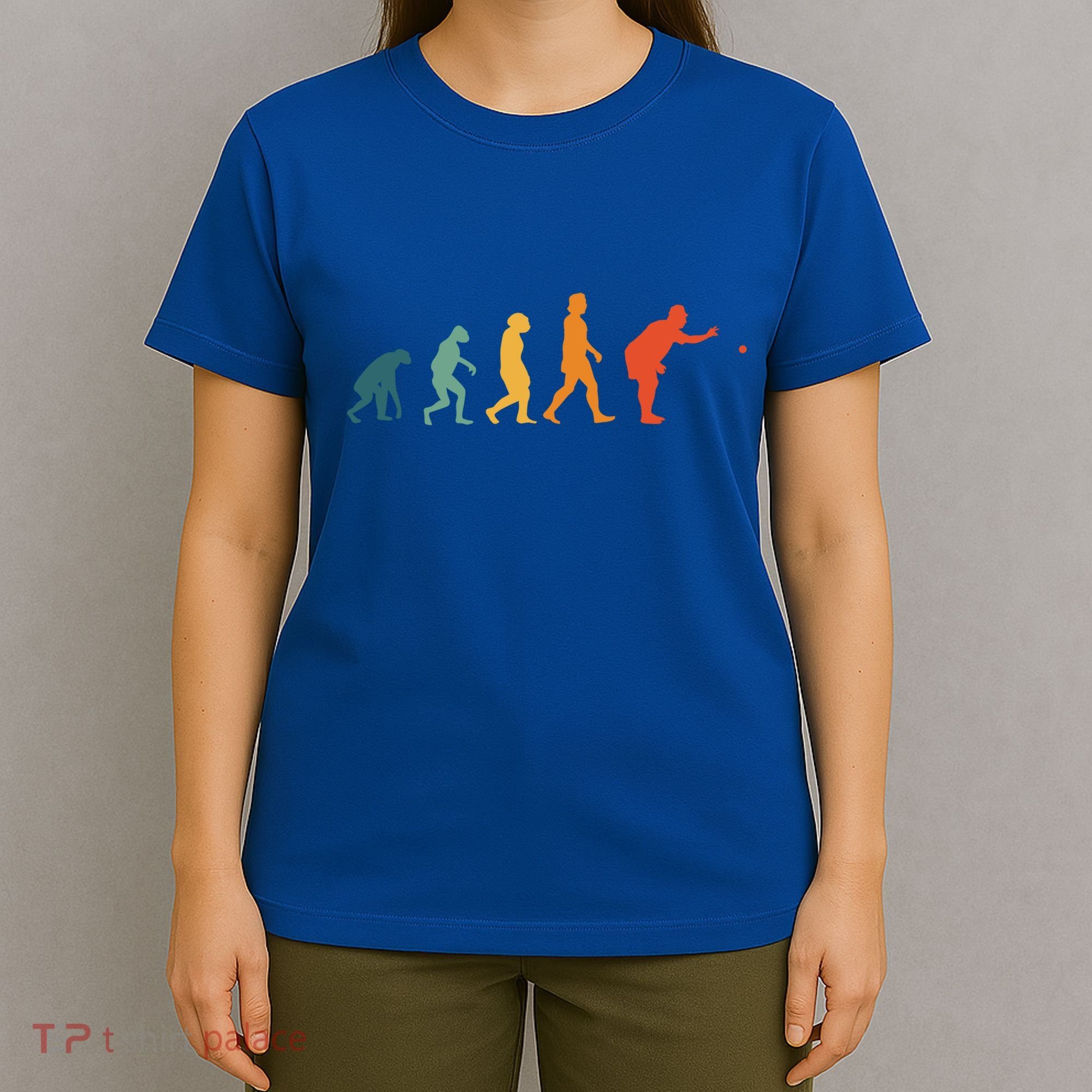 Boccia Evolution Retro Bocce Ball PéTanque Cute Gift T-Shirt