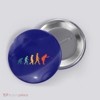 Boccia Evolution Retro Bocce Ball PéTanque Cute Gift Button thumb 0