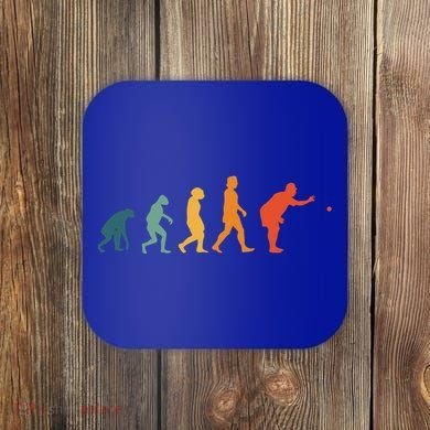 Boccia Evolution Retro Bocce Ball PéTanque Cute Gift Coaster