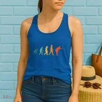 Boccia Evolution Retro Bocce Ball PéTanque Cute Gift Women's Tank Top thumb 2