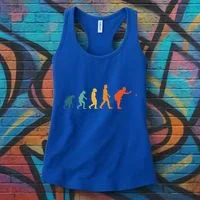 Boccia Evolution Retro Bocce Ball PéTanque Cute Gift Women's Tank Top thumb 3