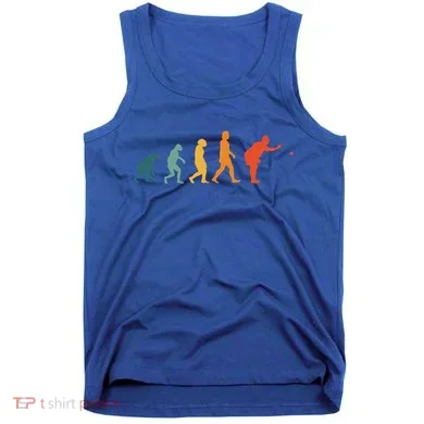 Boccia Evolution Retro Bocce Ball PéTanque Cute Gift Tank Top