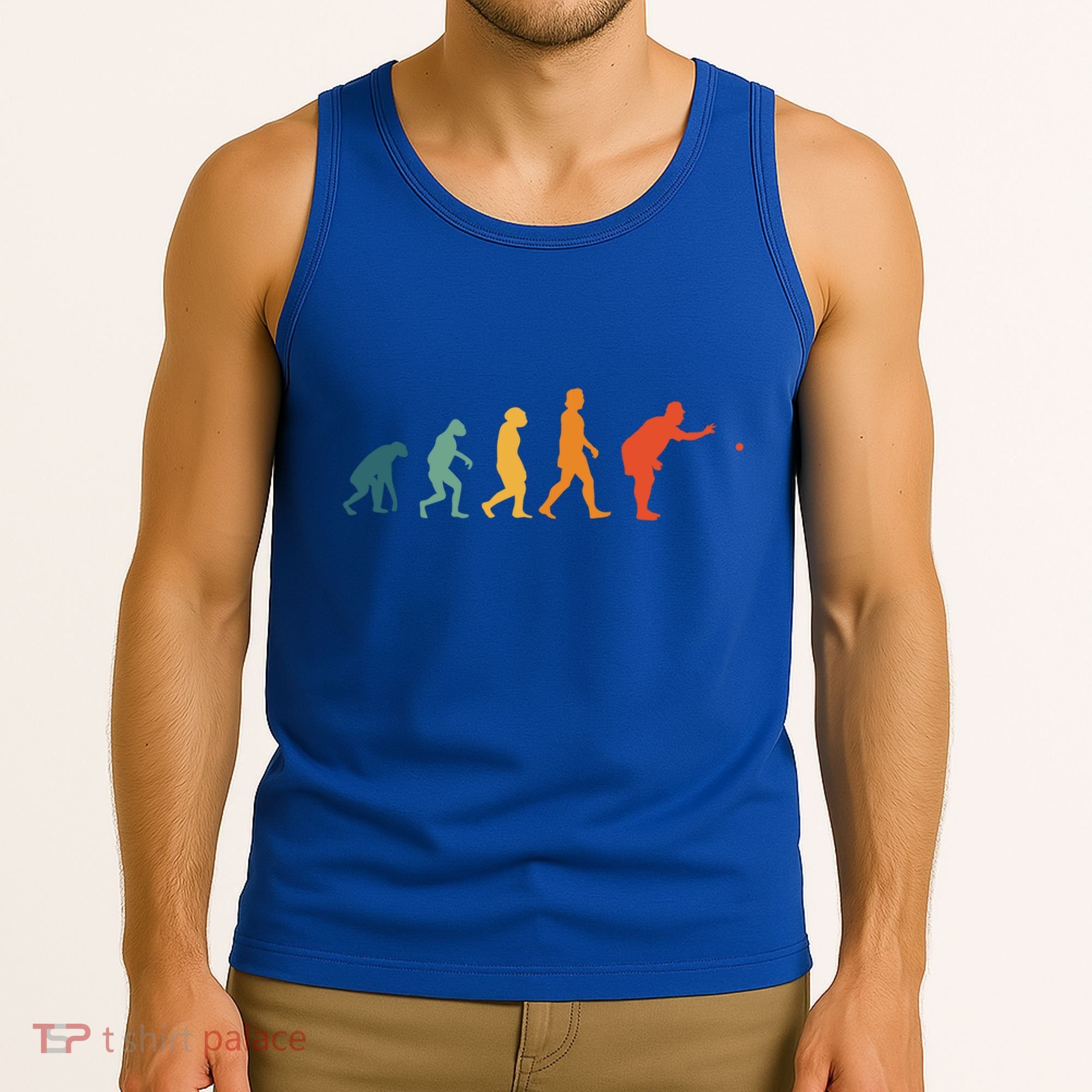 Boccia Evolution Retro Bocce Ball PéTanque Cute Gift Tank Top