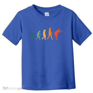 Boccia Evolution Retro Bocce Ball PéTanque Cute Gift Toddler T-Shirt