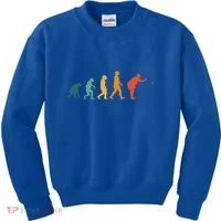 Boccia Evolution Retro Bocce Ball PéTanque Cute Gift Kids Sweatshirt thumb 0
