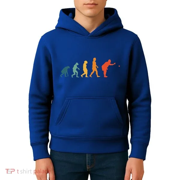 Boccia Evolution Retro Bocce Ball PéTanque Cute Gift Kids Hoodie