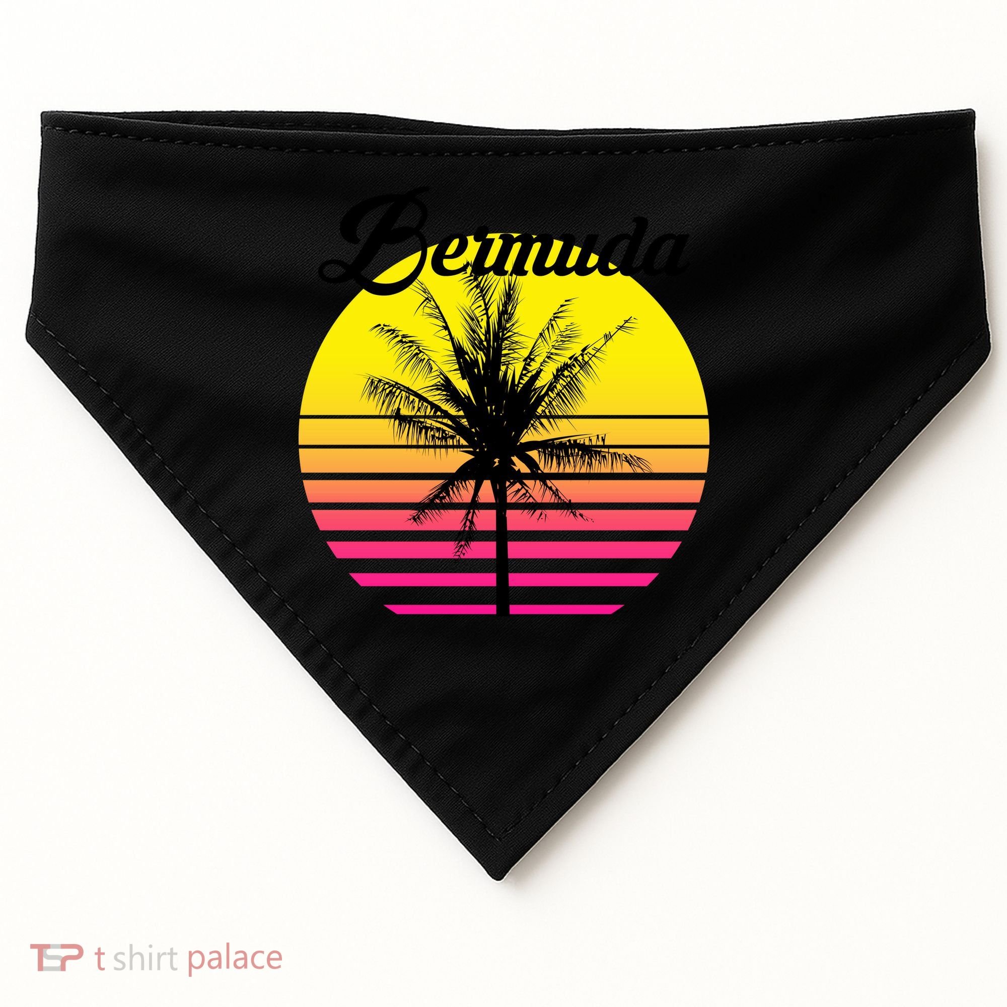 Bermuda Sunset USA-Made Doggie Bandana