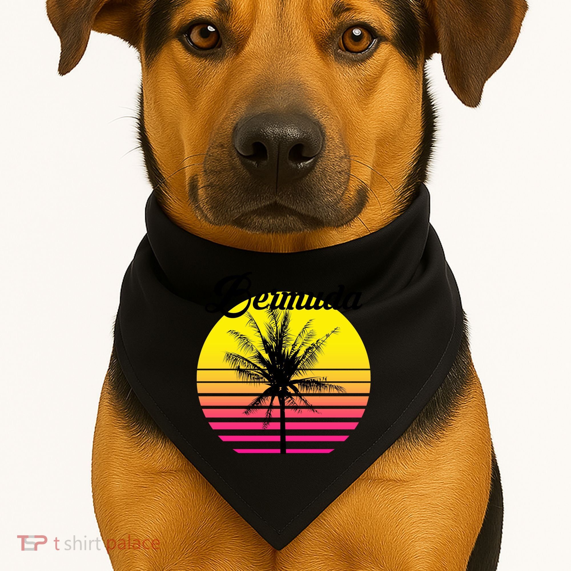 Bermuda Sunset USA-Made Doggie Bandana