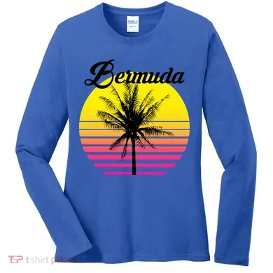 Bermuda Sunset Women's Long Sleeve Shirt