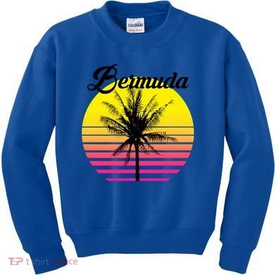 Bermuda Sunset Kids Sweatshirt