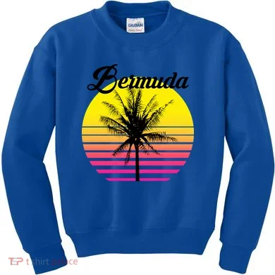 Bermuda Sunset Kids Sweatshirt