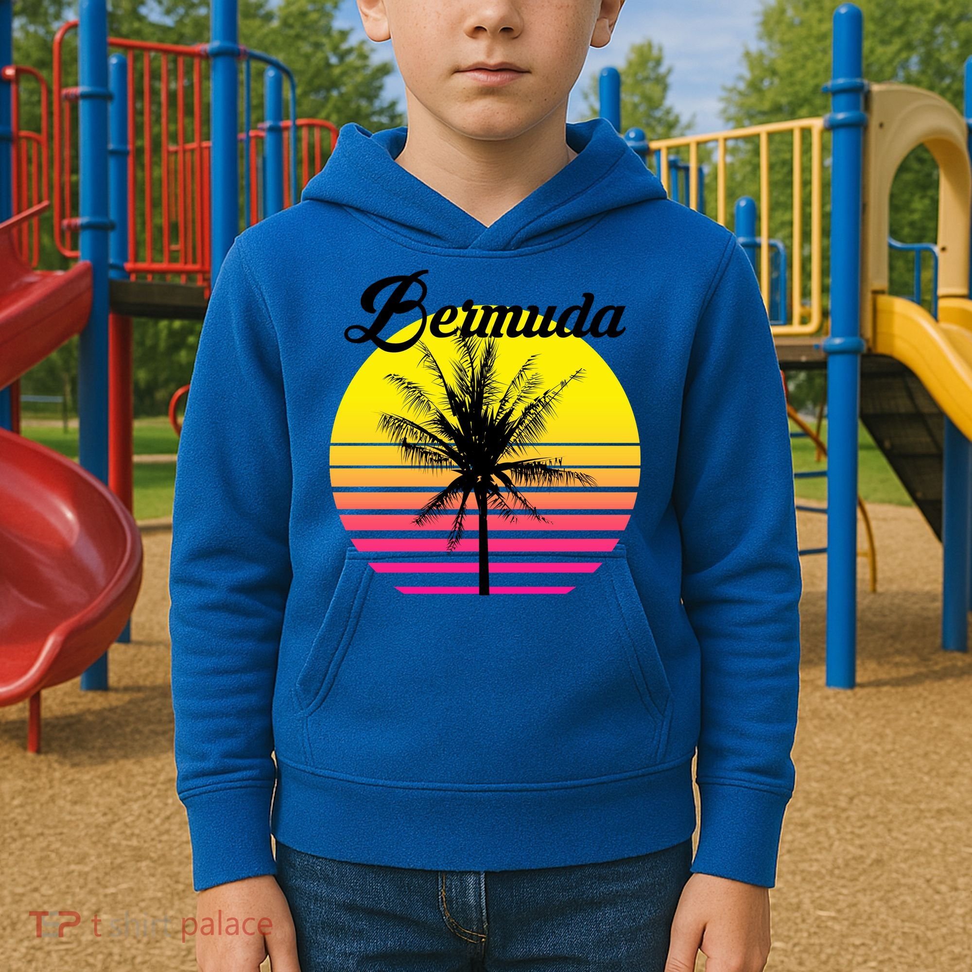 Bermuda Sunset Kids Hoodie