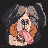 Bernese Mountain Dog Women's Sweatshirt thumb 2