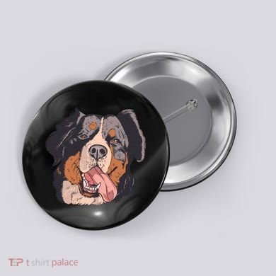 Bernese Mountain Dog Button