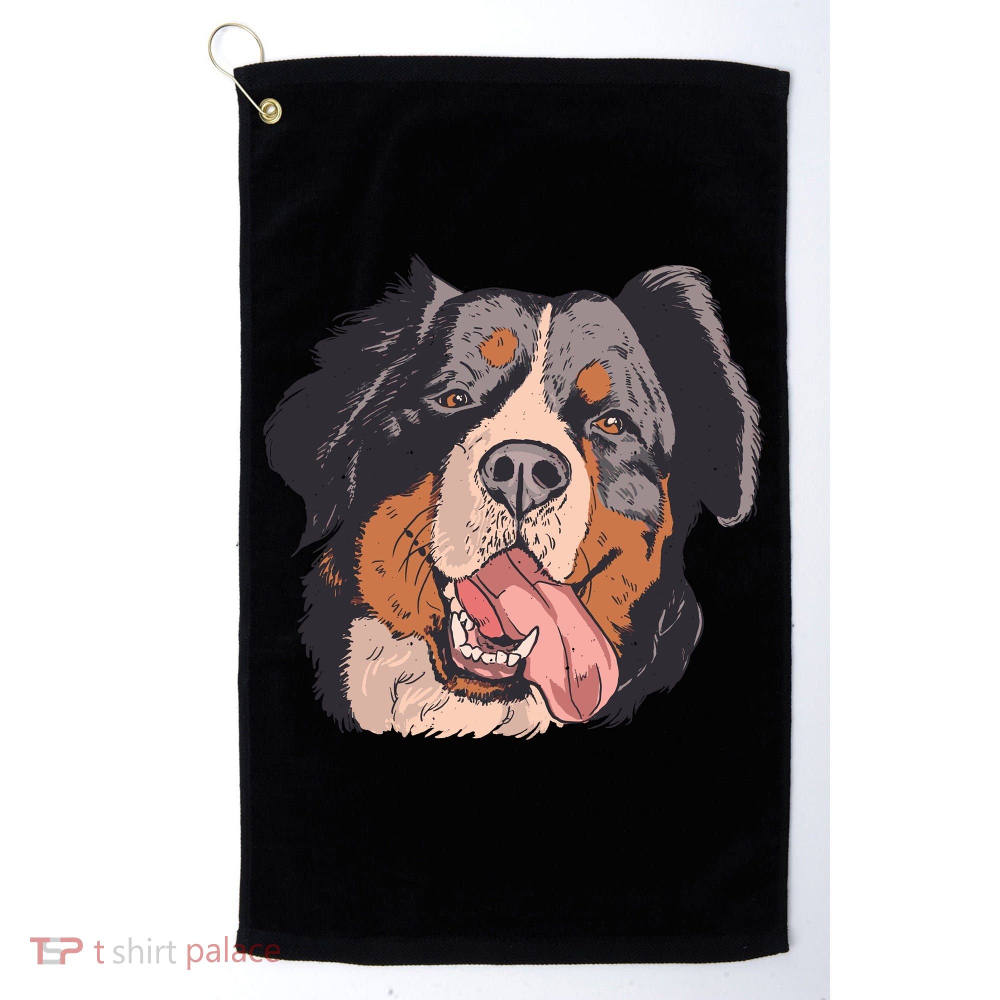 Bernese Mountain Dog Golf Towel