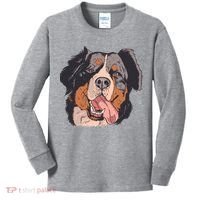 Bernese Mountain Dog Kids Long Sleeve Shirt thumb 0