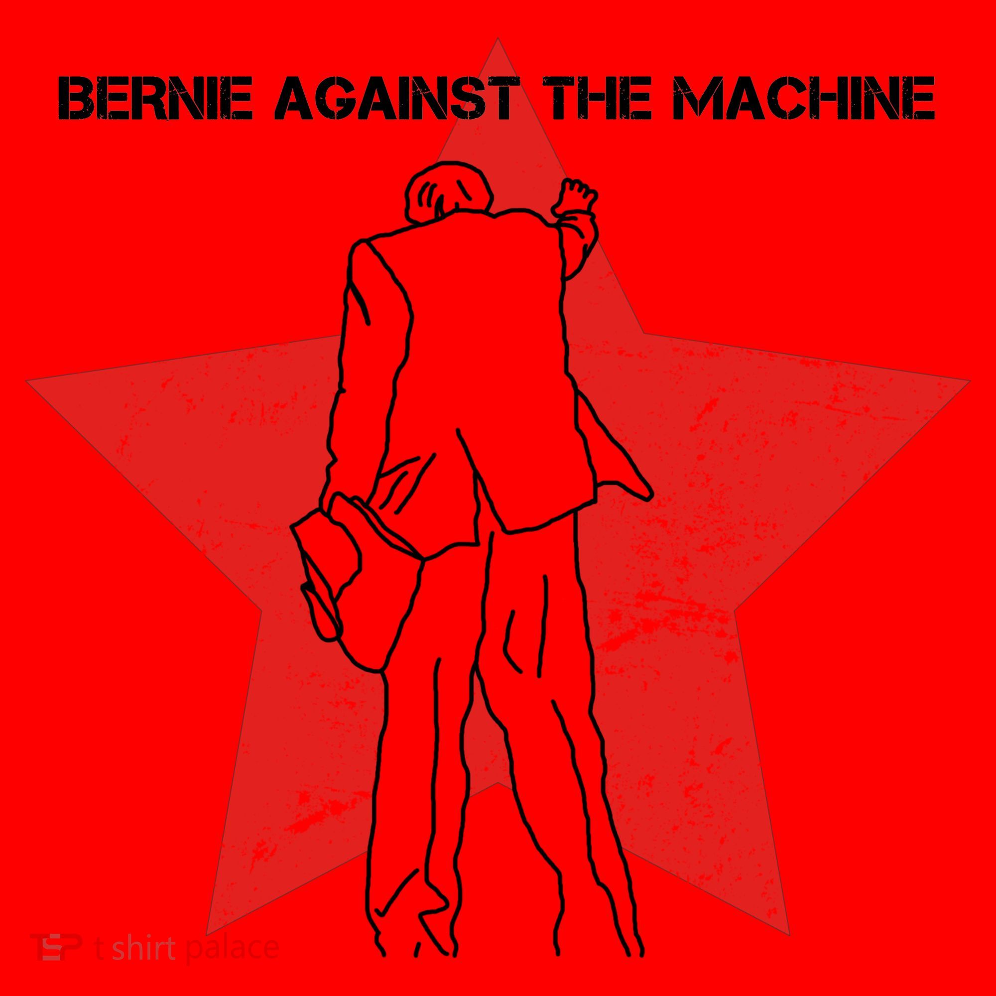 Bernie Against The Machine Santa Hat