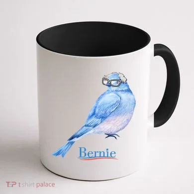 Bernie Bird Coffee Mug back