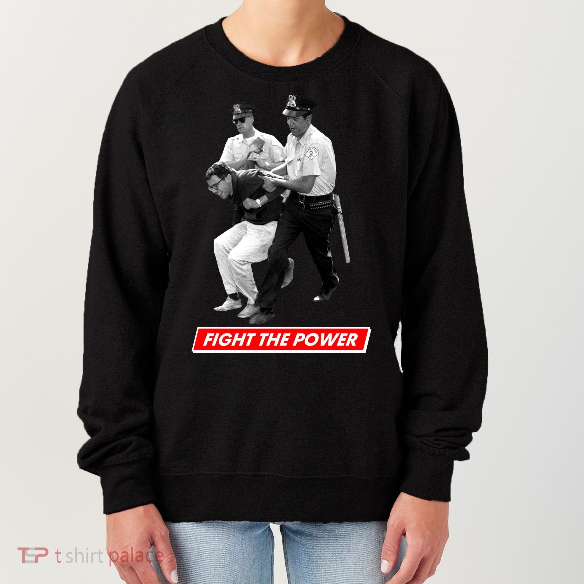 Bernie Sanders Fight The Power Women's Sweatshirt