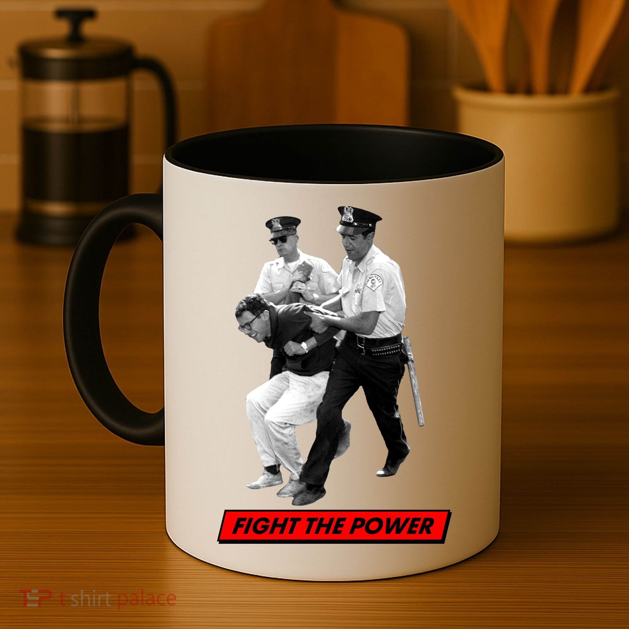 Bernie Sanders Fight The Power Coffee Mug