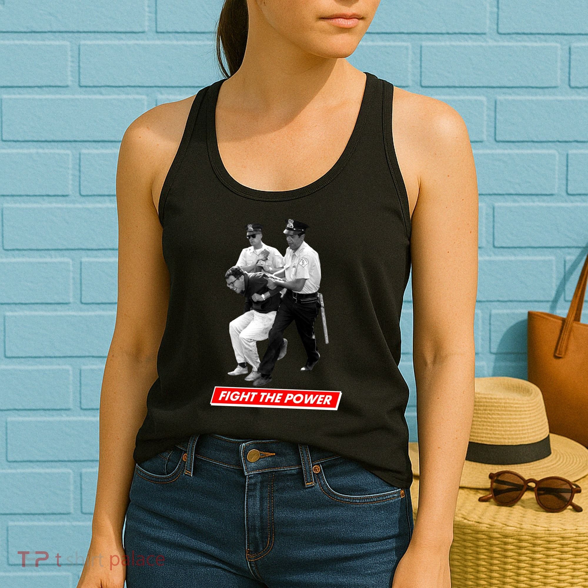 Bernie Sanders Fight The Power Women's Tank Top