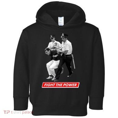 Bernie Sanders Fight The Power Toddler Hoodie