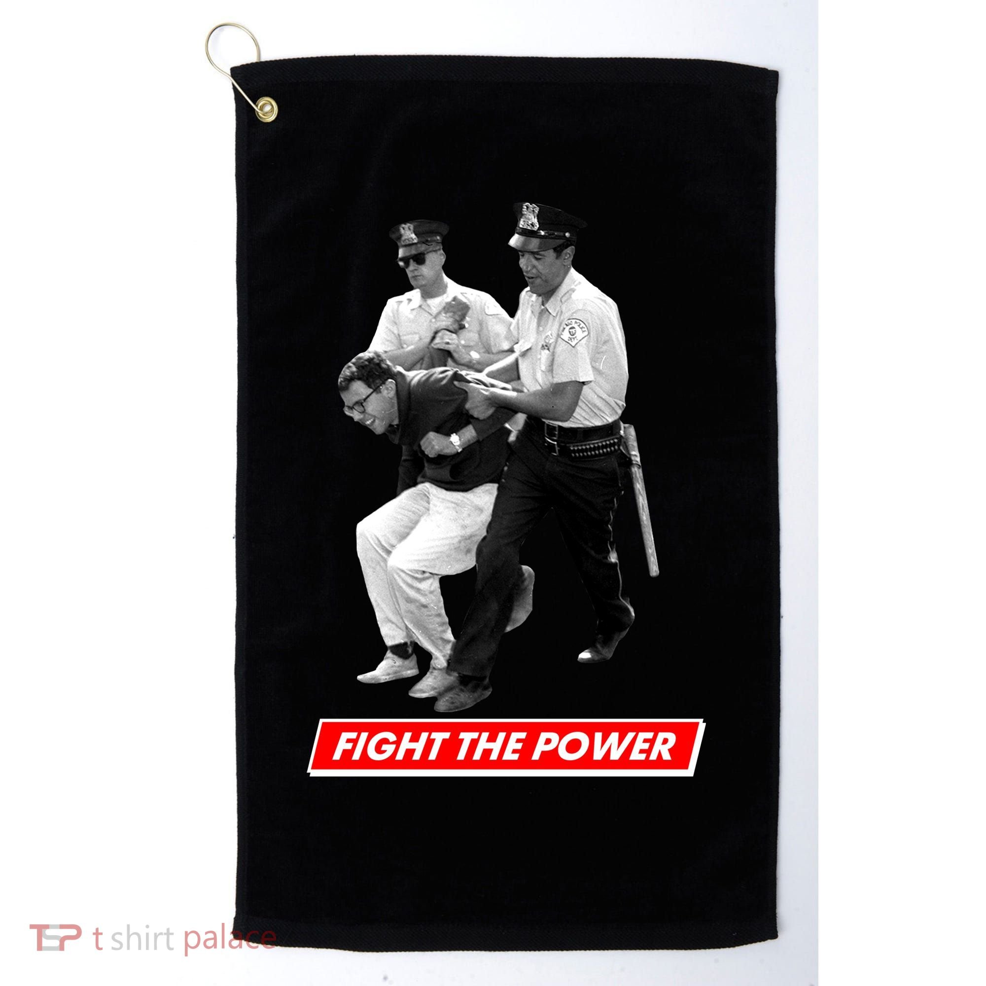 Bernie Sanders Fight The Power Golf Towel