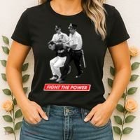 Bernie Sanders Fight The Power Women's T-Shirt thumb 2