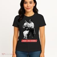 Bernie Sanders Fight The Power Women's T-Shirt thumb 4