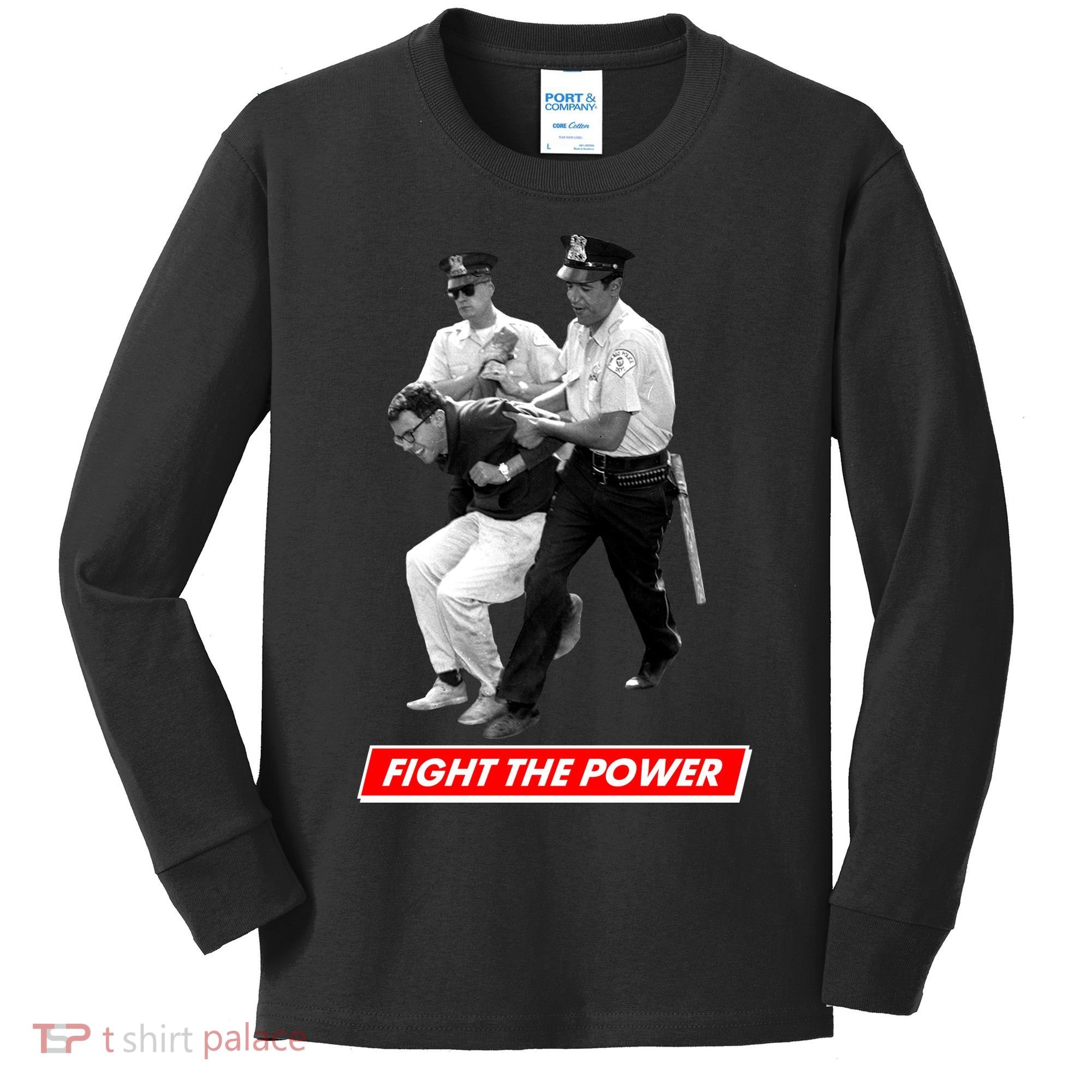 Bernie Sanders Fight The Power Kids Long Sleeve Shirt