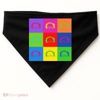 Bernie Sanders Hair Minimalist Pop Art USA-Made Doggie Bandana thumb 0