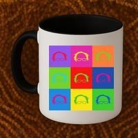 Bernie Sanders Hair Minimalist Pop Art Coffee Mug thumb 2