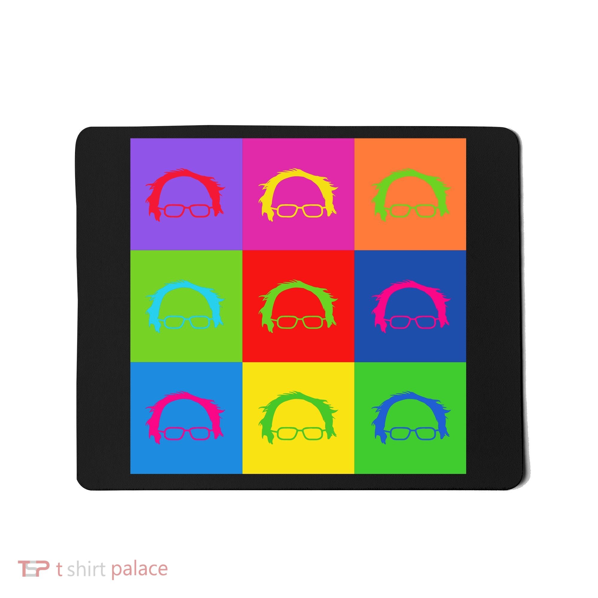 Bernie Sanders Hair Minimalist Pop Art Mousepad