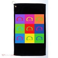 Bernie Sanders Hair Minimalist Pop Art Golf Towel thumb 0