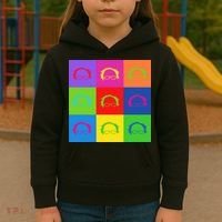 Bernie Sanders Hair Minimalist Pop Art Kids Hoodie thumb 3