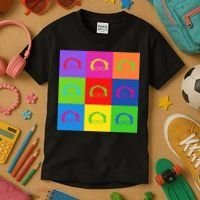 Bernie Sanders Hair Minimalist Pop Art Kids T-Shirt thumb 3