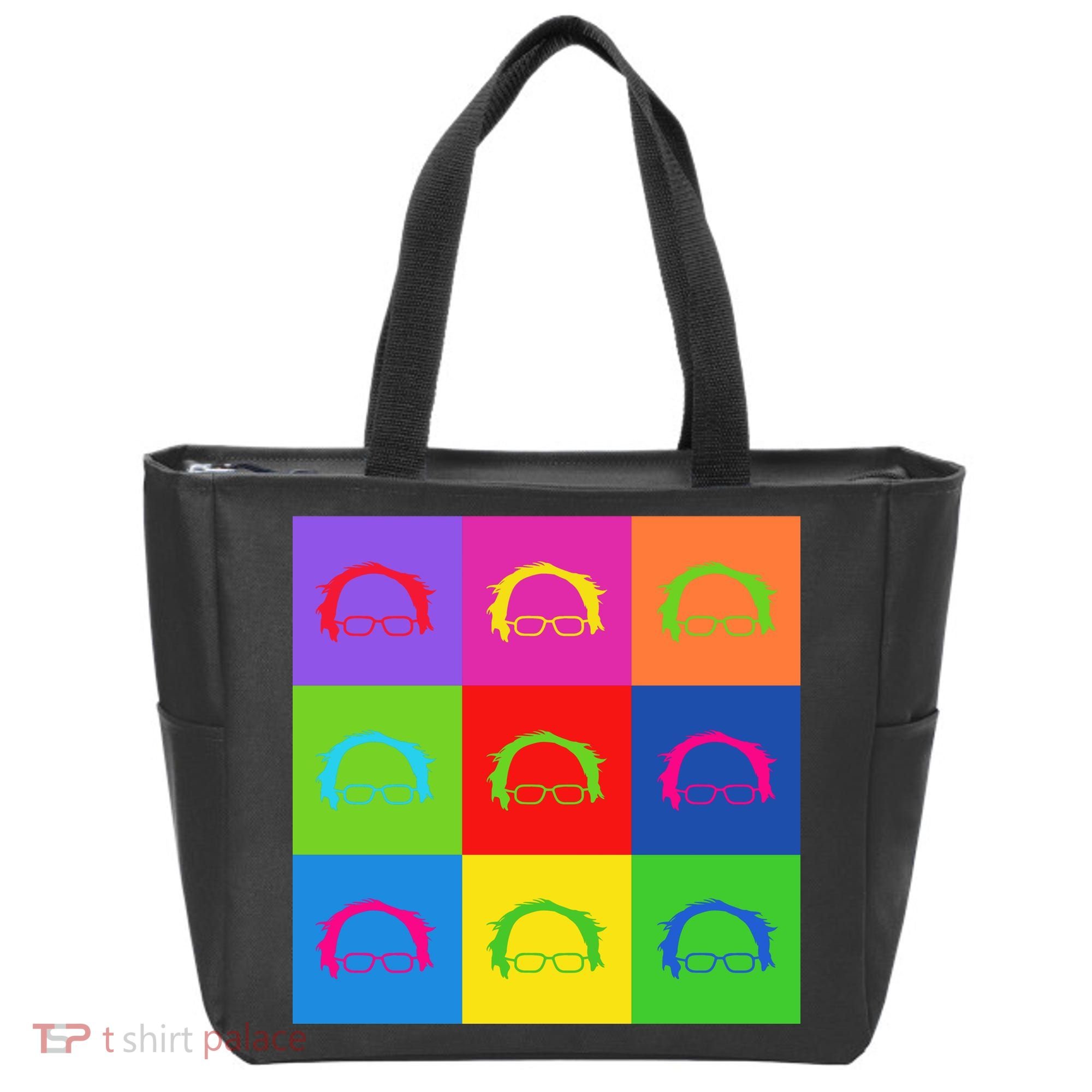 Bernie Sanders Hair Minimalist Pop Art Tote Bag