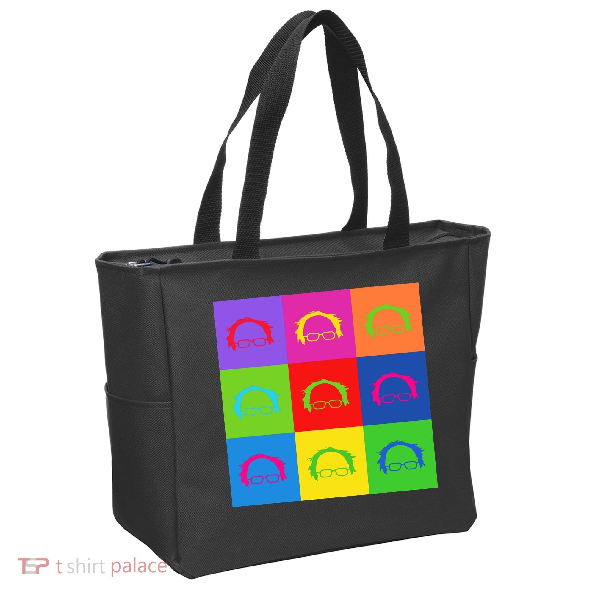 Bernie Sanders Hair Minimalist Pop Art Tote Bag