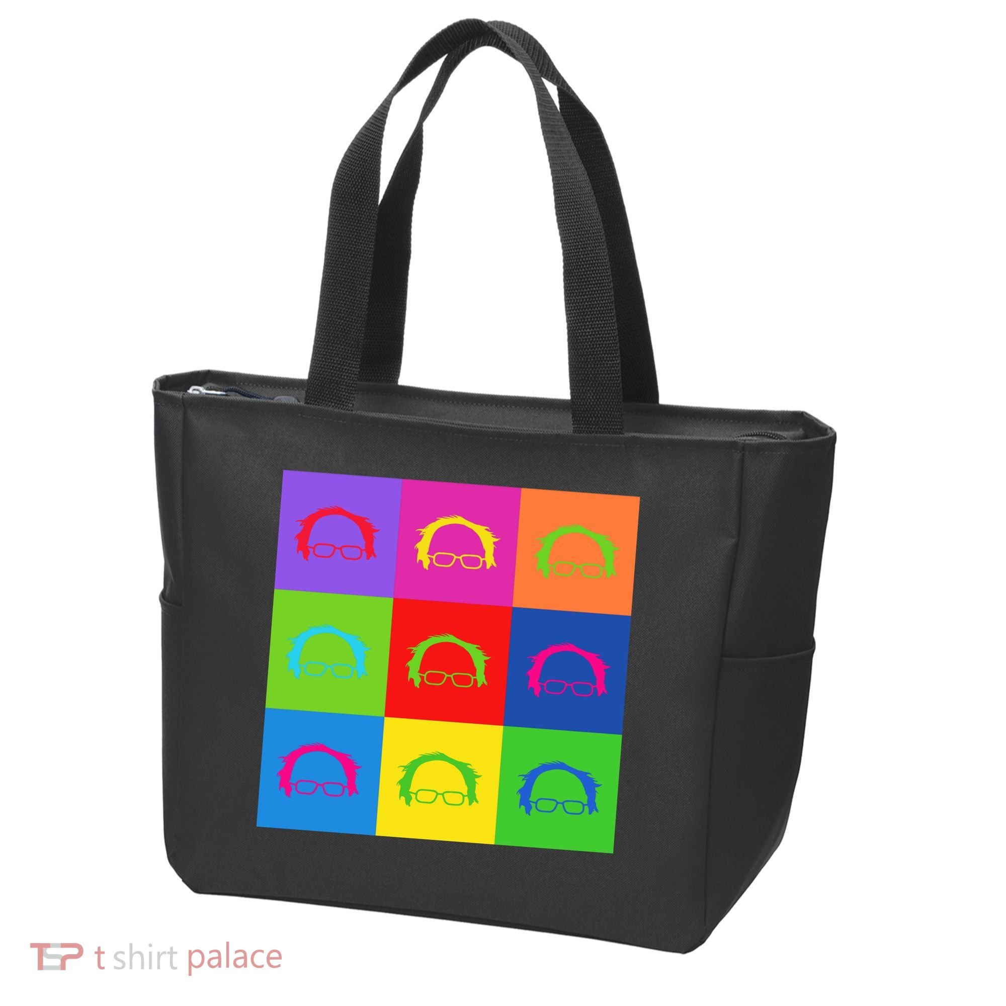 Bernie Sanders Hair Minimalist Pop Art Tote Bag