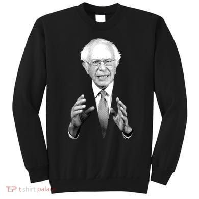 Bernie Sanders Hands Black and White Portrait Sweatshirt