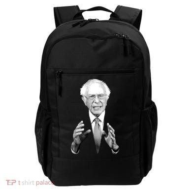 Bernie Sanders Hands Black and White Portrait Backpack