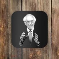 Bernie Sanders Hands Black and White Portrait Coaster thumb 0
