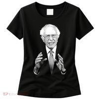 Bernie Sanders Hands Black and White Portrait Women's T-Shirt thumb 0